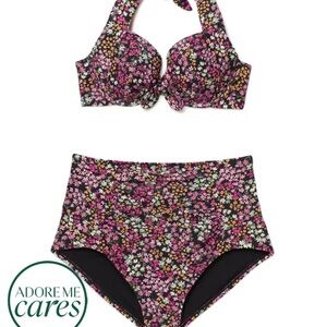 Adore Me Shelby Contour Plus Size High-Waisted Two Piece - Size 42DDD